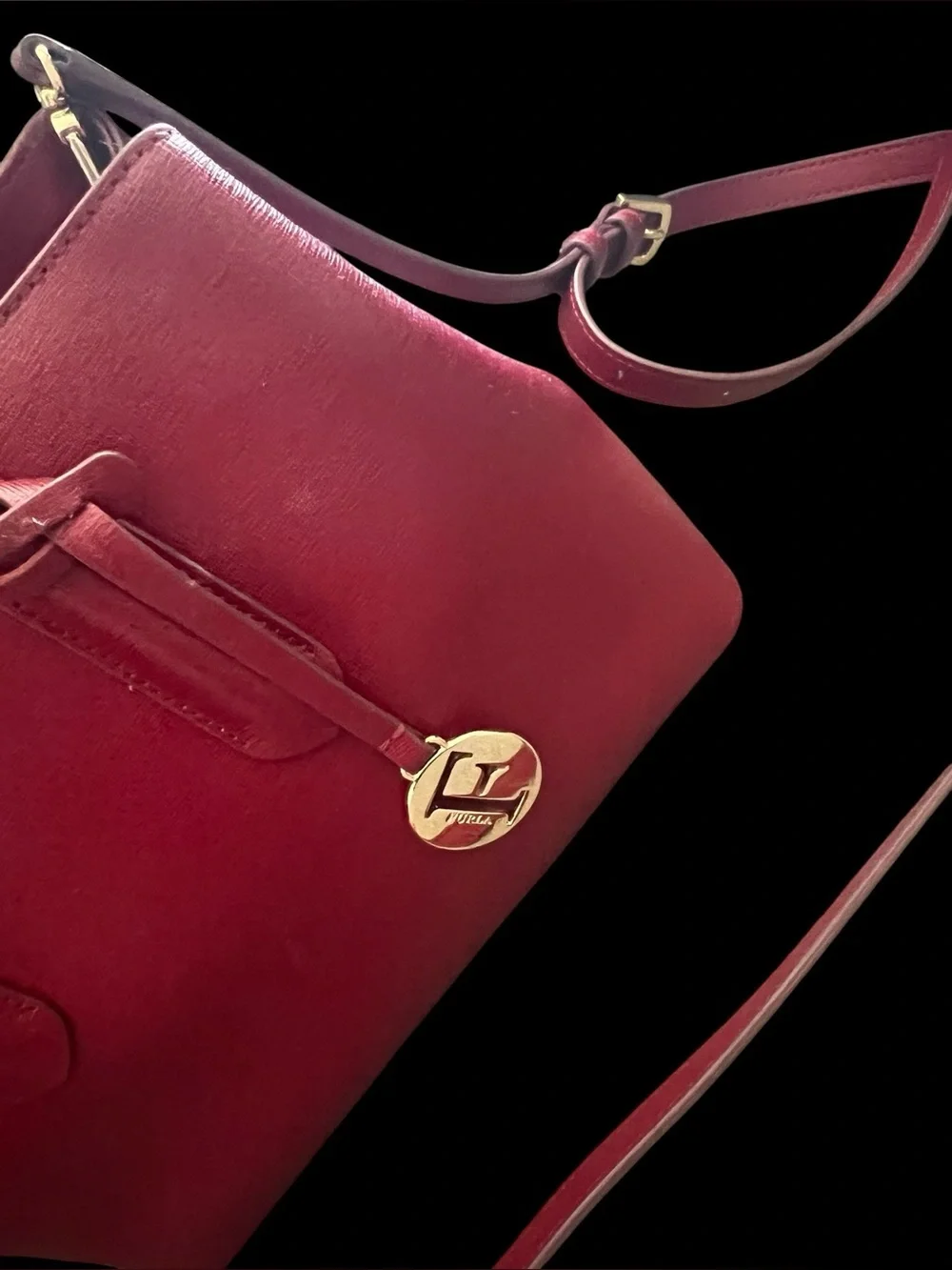 FURLA Two-way Leather Handbag